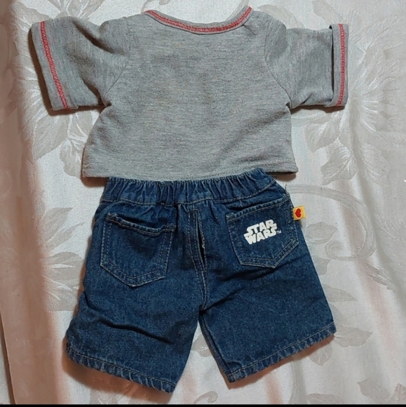 Build•A•Bear Ivory/Brown Dog in Star Wars Outfit - Picture 13 of 16